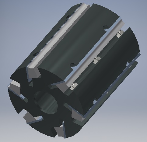 Collapsable mill